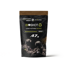 Load image into Gallery viewer, 8mm NOT 6MM .47g Biodegradable Airsoft BBs (8mm 2000 rounds White)