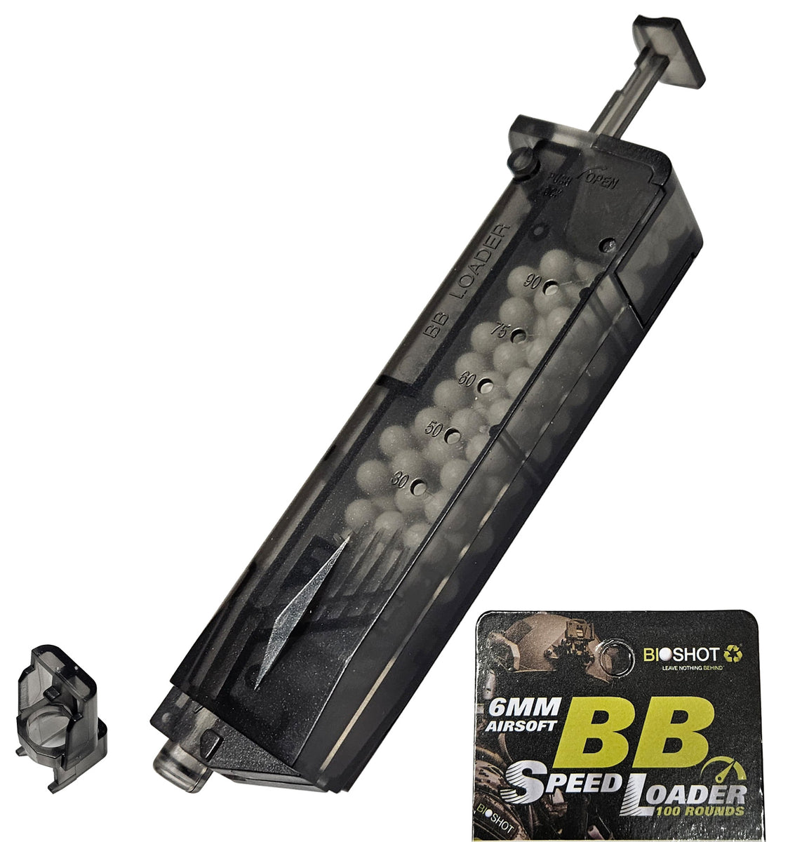 ARSUK 90-Round Airsoft Speed Loaders - 2 Pack High Capacity BB Loading Tool For Softair Guns