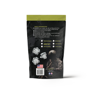 6mm .20g Biodegradable Airsoft BBs (5000 rounds White)
