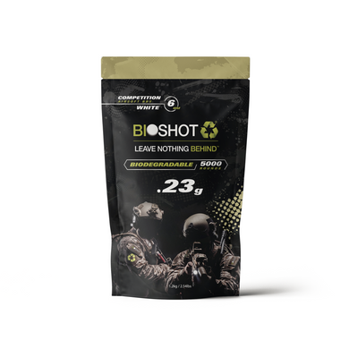 6mm .23g Biodegradable Airsoft (5000 rounds White)