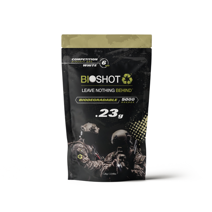 6mm .23g Biodegradable Airsoft (5000 rounds White)
