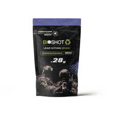 Load image into Gallery viewer, 6mm .28g Biodegradable Airsoft BBs (4500 rounds White)