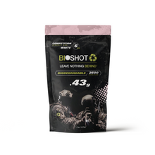 Load image into Gallery viewer, 6mm .43g Biodegradable Airsoft BBs (2500 rounds White)