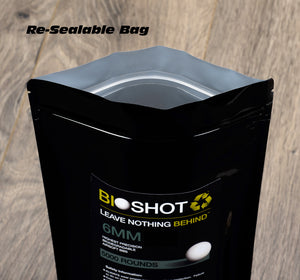 6mm .40g Biodegradable Airsoft BBs (2700 rounds White)