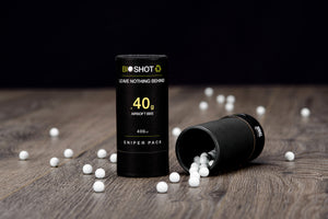 BioShot .40g 400 Round Sniper Pack Competition Grade Biodegradable 6mm Airsoft bbs