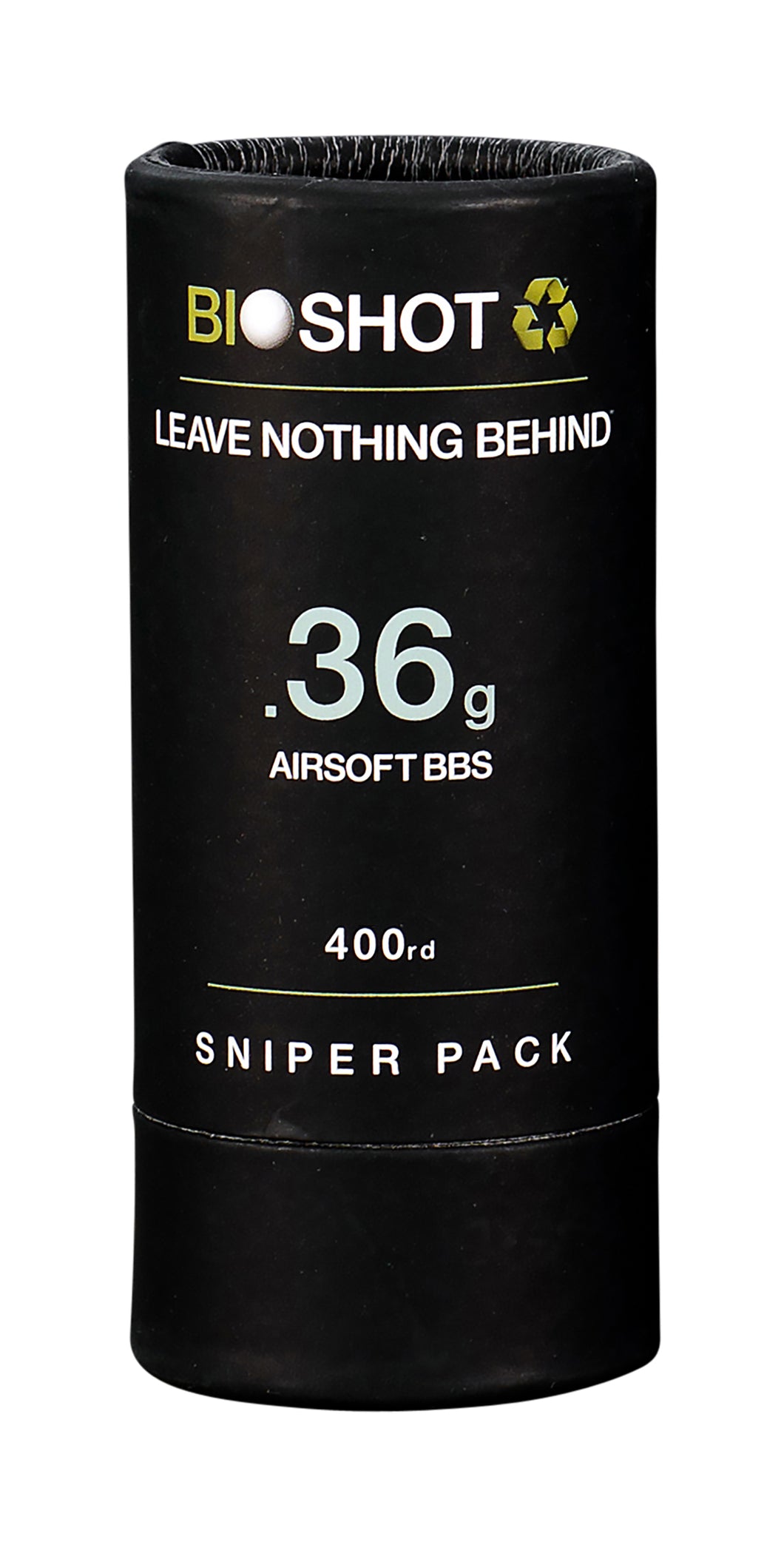 BioShot .36g 400 Round Sniper Pack Competition Grade Biodegradable 6mm Airsoft bbs